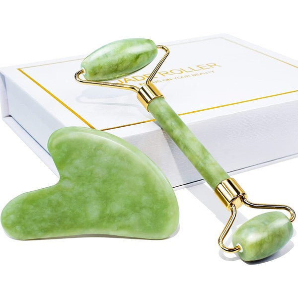 Jade Roller & Gua Sha Gift Box BeNat