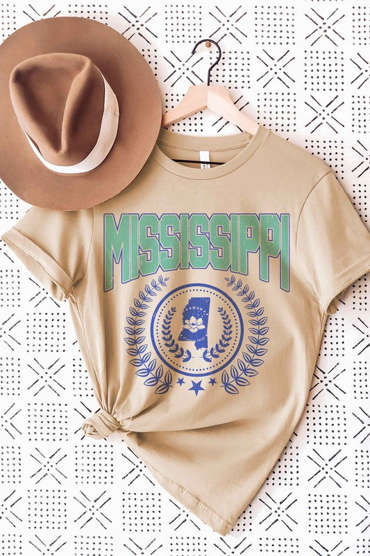 MISSISSIPPI STATE WREATH GRAPHIC TEE BLUME AND CO.