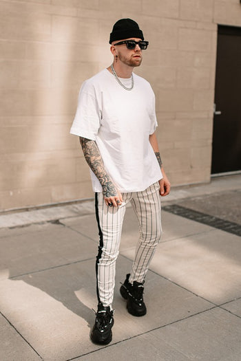 PIN STRIPE TRACK PANTS WEIV