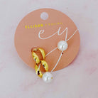 Unbalanced Hip Pearl Earrings Ellison and Young