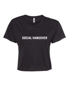 Social Hangover graphic Cropped Festival Tee Ocean and 7th