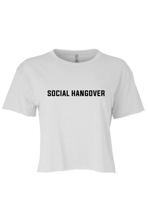 Social Hangover graphic Cropped Festival Tee Ocean and 7th
