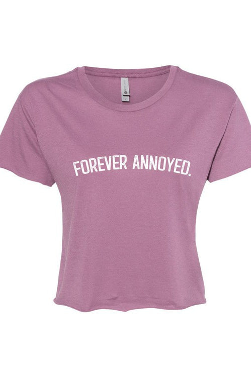 Forever Annoyed graphic Cropped Festival Tee Ocean and 7th
