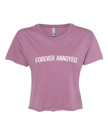 Forever Annoyed graphic Cropped Festival Tee Ocean and 7th