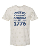 United State of America 1776 Star Graphic Tee Ocean and 7th
