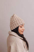 Zigzag Knit Beanies Leto Accessories
