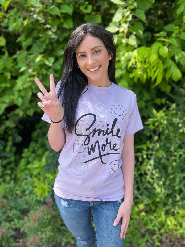 Smile More Tee Ask Apparel