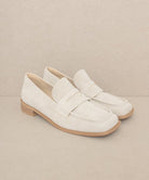 OASIS SOCIETY June - Square Toe Penny Loafers Oasis Society