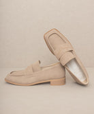 OASIS SOCIETY June - Square Toe Penny Loafers Oasis Society