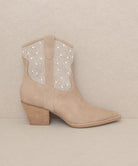 OASIS SOCIETY Cannes - Pearl Studded Western Boots Oasis Society