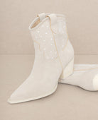 OASIS SOCIETY Cannes - Pearl Studded Western Boots Oasis Society