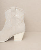 OASIS SOCIETY Cannes - Pearl Studded Western Boots Oasis Society