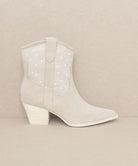 OASIS SOCIETY Cannes - Pearl Studded Western Boots Oasis Society