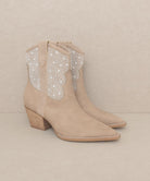 OASIS SOCIETY Cannes - Pearl Studded Western Boots Oasis Society