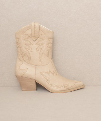 OASIS SOCIETY Nantes - Embroidered Cowboy Boots KKE Originals