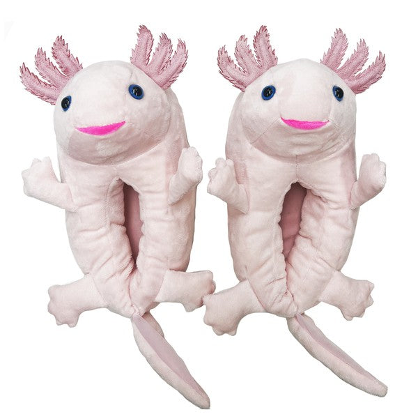 Axolotl Hugs - Women's Cute Plush Animal slippers Oooh Yeah Socks