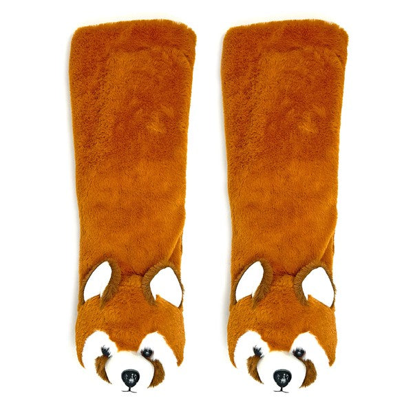 Red Panda - Women's Plush Animal Slipper Socks Oooh Yeah Socks