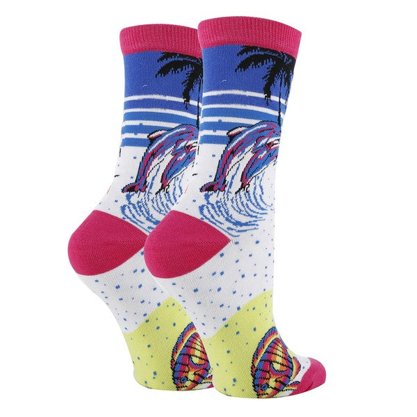 Myrtle Beach - Women's Funny crew socks Oooh Yeah Socks