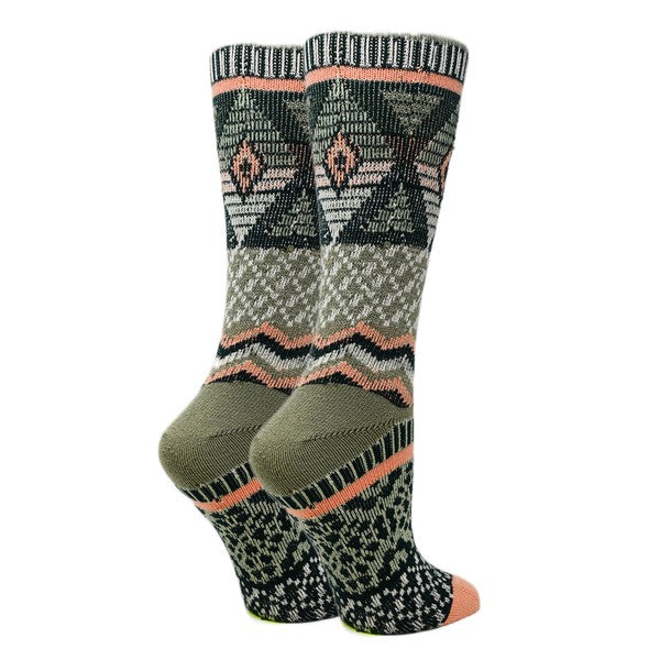 Emma - Women's fuzzy crew socks Oooh Yeah Socks