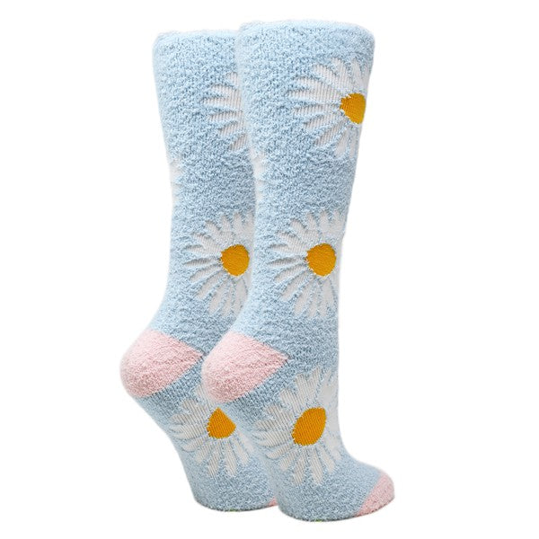 Daisy - Women's fuzzy crew socks Oooh Yeah Socks