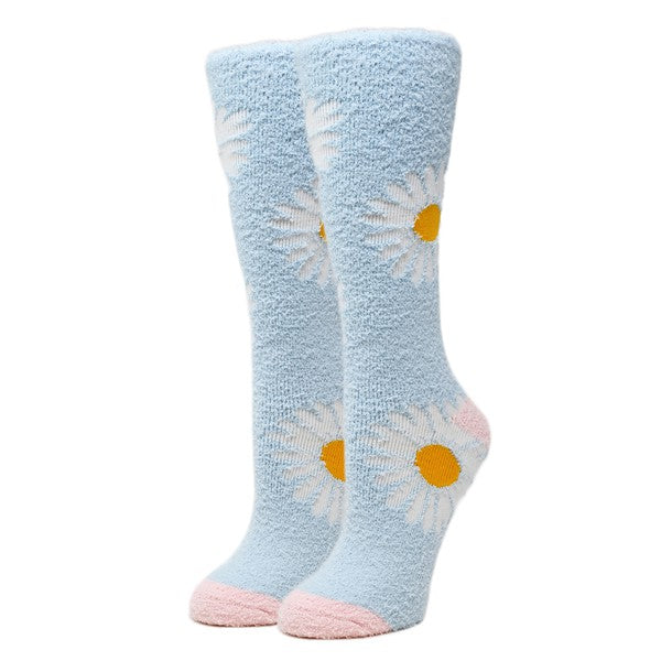 Daisy - Women's fuzzy crew socks Oooh Yeah Socks