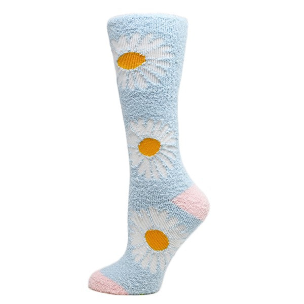 Daisy - Women's fuzzy crew socks Oooh Yeah Socks
