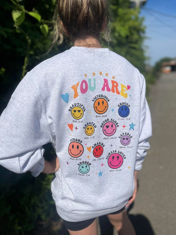 You Are Smiley Sweatshirt Ask Apparel