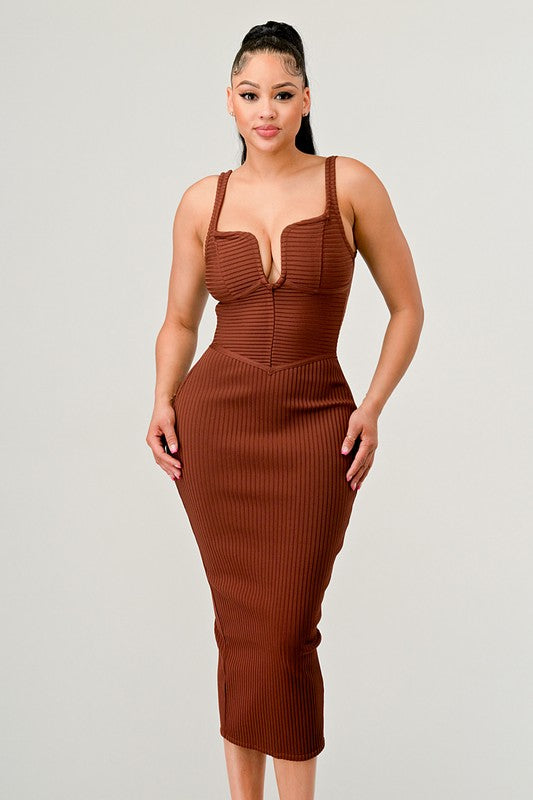 IT FEELS LIKE FALL MIDI DRESS Athina