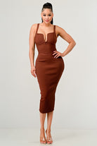 IT FEELS LIKE FALL MIDI DRESS Athina