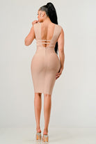 NATURALLY CHIC BANDAGE DRESS Athina