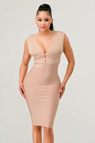 NATURALLY CHIC BANDAGE DRESS Athina