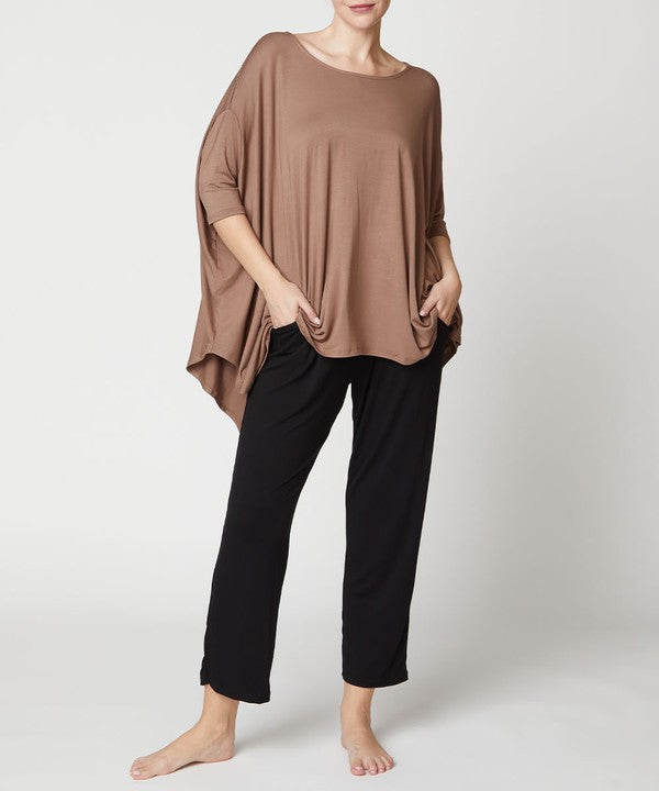 Bamboo Poncho Tunic Fabina