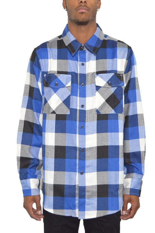 Weiv Long Sleeve Checkered Flannel WEIV