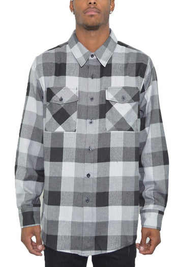 Weiv Long Sleeve Checkered Flannel WEIV