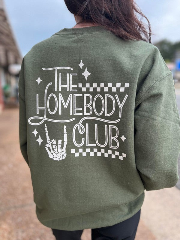 The Homebody Club Sweatshirt Ask Apparel