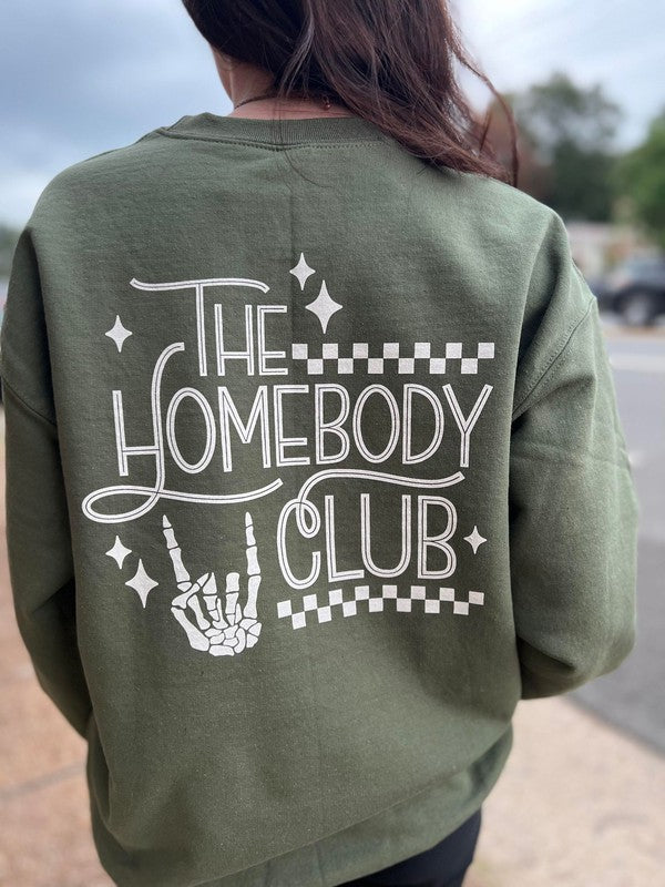 The Homebody Club Sweatshirt Ask Apparel