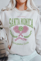 SANTA MONICA PICKLEBALL CLUB GRAPHIC SWEATSHIRT A. BLUSH CO.