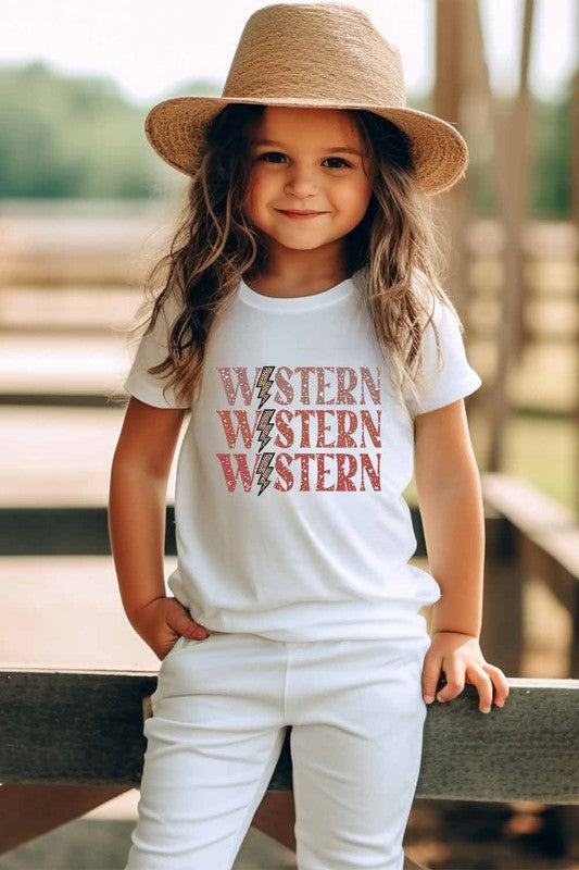 Western Kids Graphic Tee Amerikan Basics