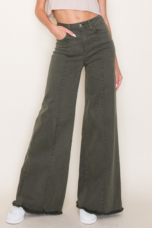 Wide leg, denim pants,  jeans, western O2 Denim