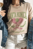 SANTA MONICA PICKLEBALL CLUB GRAPHIC TEE A. BLUSH CO.