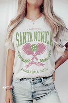 SANTA MONICA PICKLEBALL CLUB GRAPHIC TEE A. BLUSH CO.