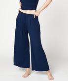 BAMBOO WIDE PANTS ANKLE LENGTH Fabina