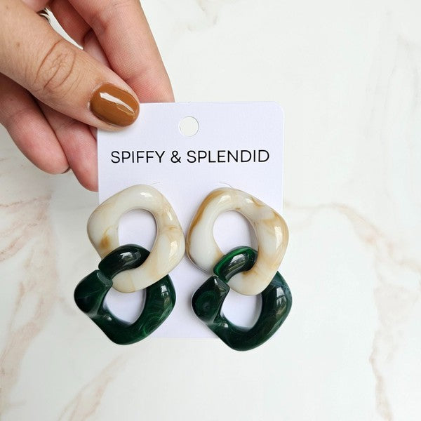 Betsy - Neutral and Forest Green Spiffy & Splendid