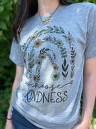 Choose Kindness Flower Tee Ask Apparel