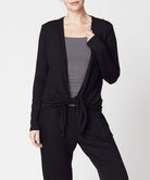 BAMBOO SIMPLE TIE FRONT CARDIGAN Fabina