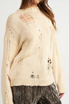 DISTRESSED OVERSIZED SWEATER Emory Park