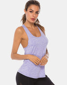 Full Size Scoop Neck Wide Strap Active Tank Trendsi