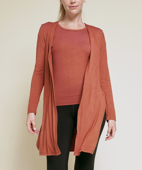 BAMBOO LONG CARDIGAN Fabina