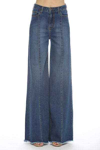 Wide leg, denim pants,  jeans, western O2 Denim