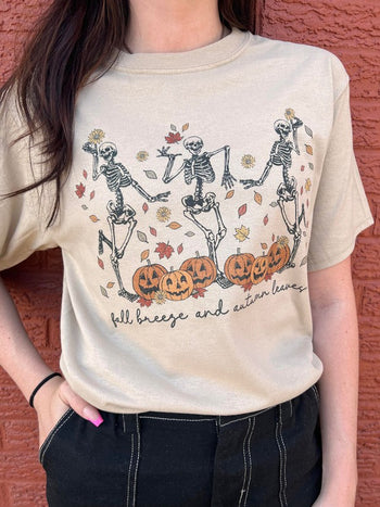 Fall Breeze and Autumn Leaves Tee Ask Apparel